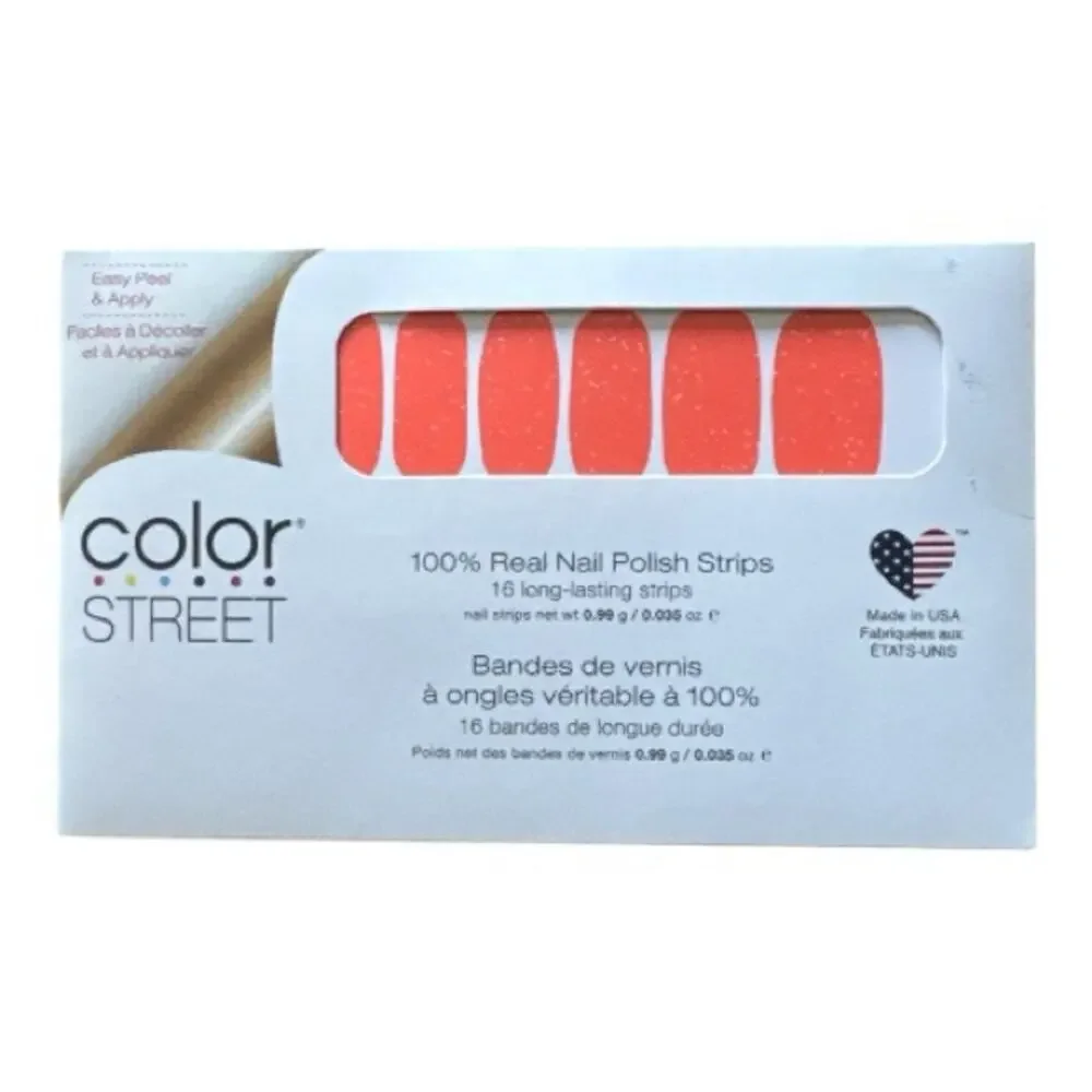 Color Street Nail Polish Strips 3 Sets NEW Orange, Purple, USC